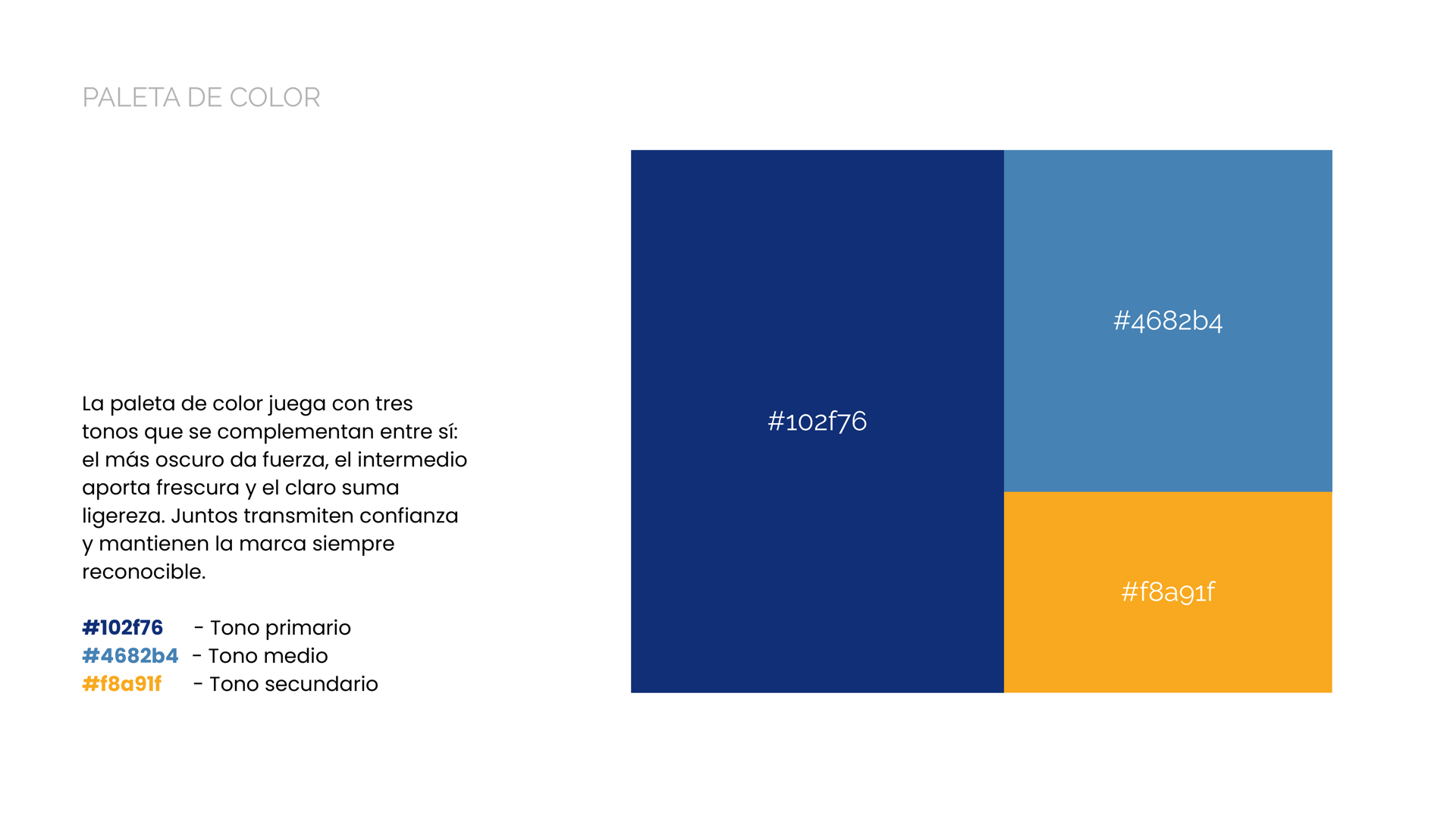 Croqueta Padre — Paleta de color