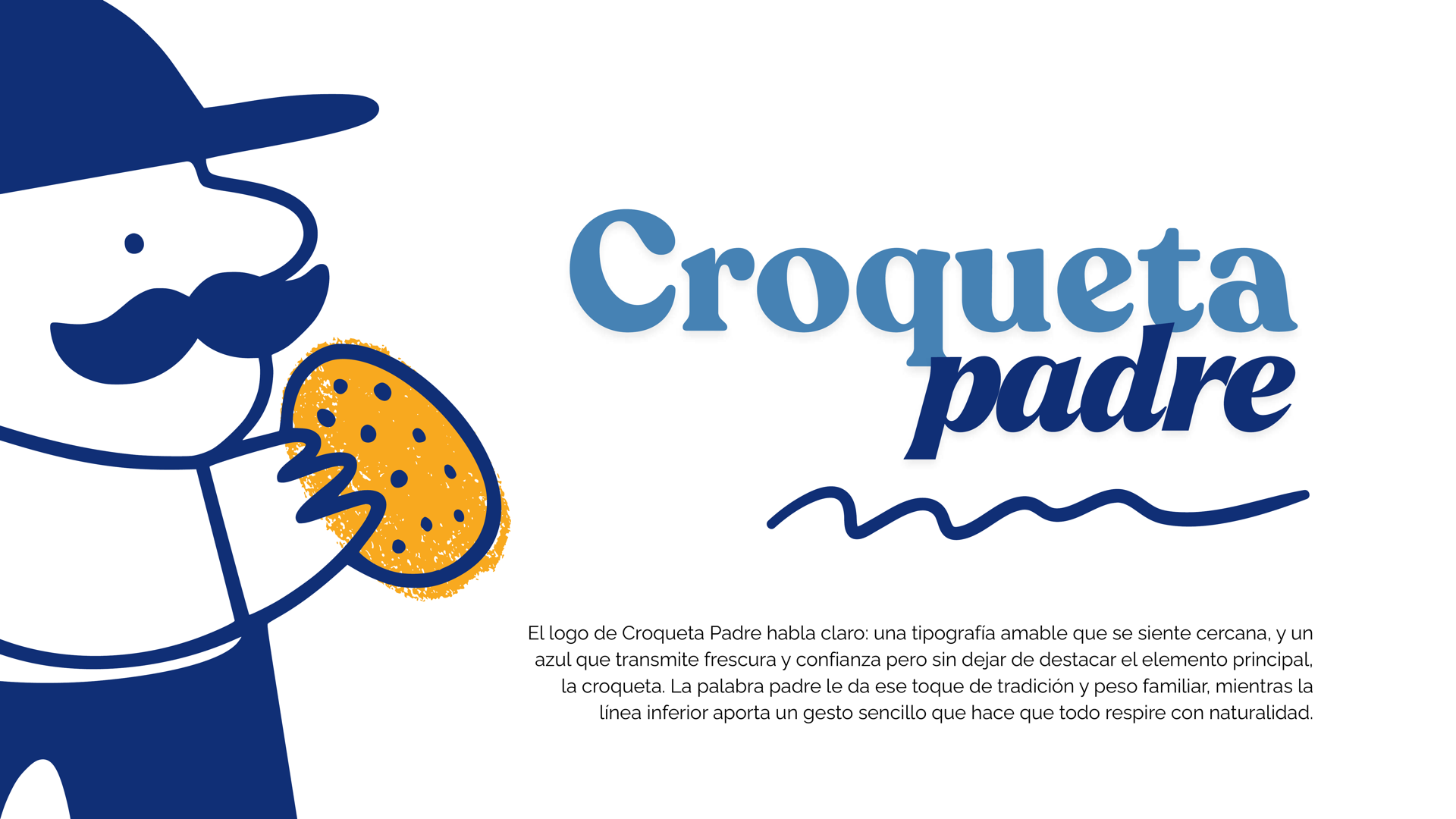 Croqueta Padre — Logo y mascota