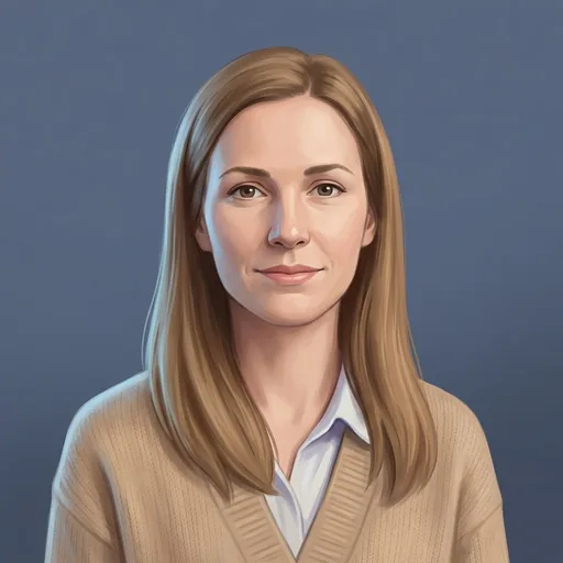 Retrato ilustrado de Inés