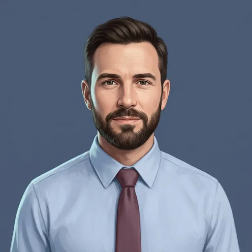 Retrato ilustrado de Mario
