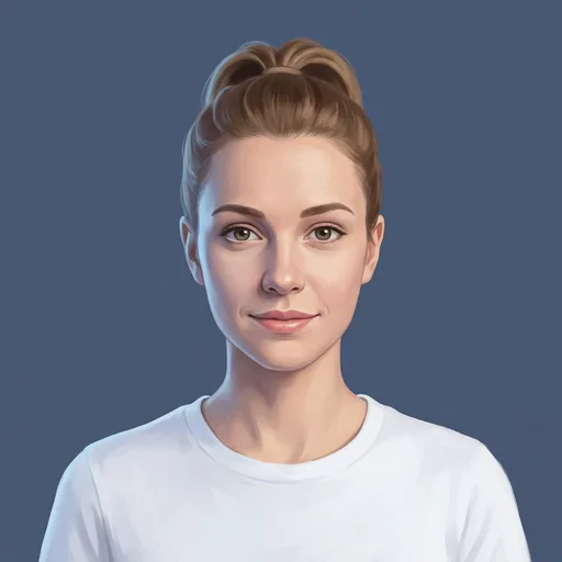 Retrato ilustrado de Marta